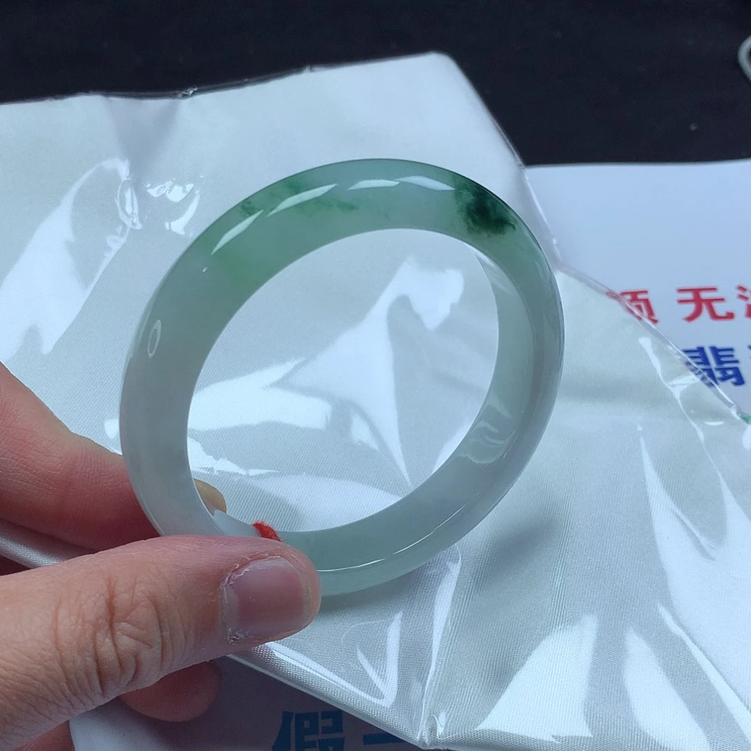 翡翠手镯未镶嵌55正圈