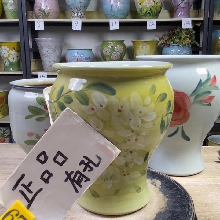 景德镇高温陶瓷花盆