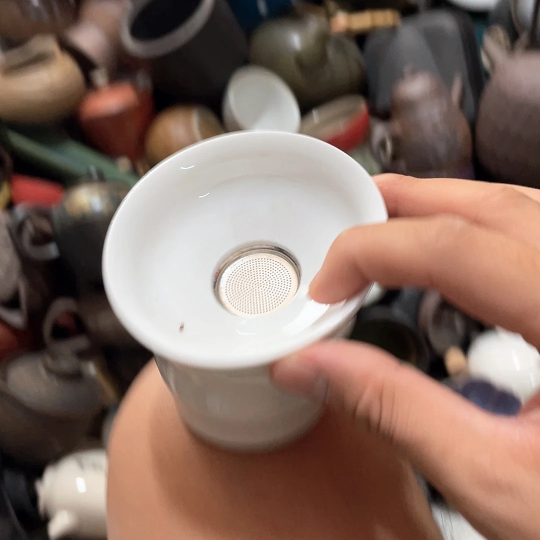 瓷片原矿绿植盆景茶香熏酒