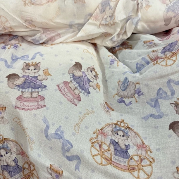 17 纯植物数码印花真丝棉面料3米价 轻薄柔软透气