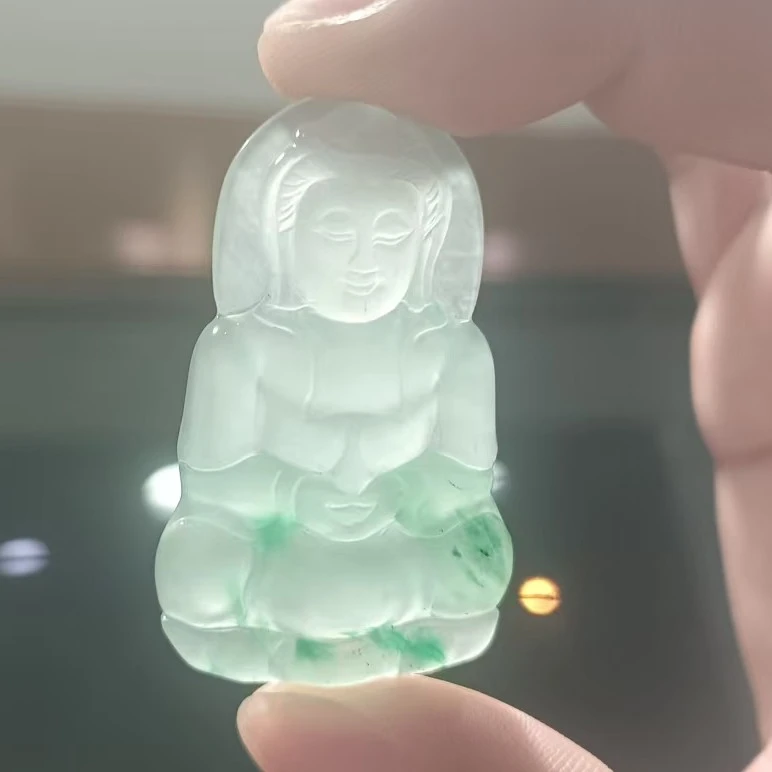 精品观音吊坠（非洲翠）