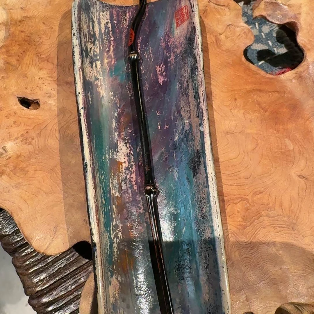 悦*悦大漆茶则加茶拨。