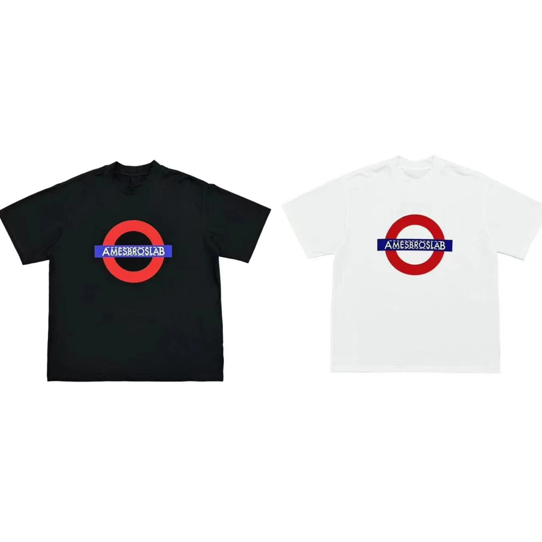 [X]黑白两色红圈字母图案设计款圆领短袖儿童T恤(夏日炎炎307)