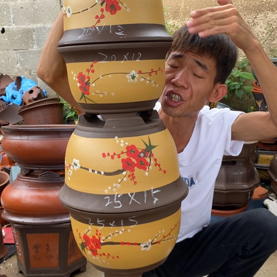 紫砂花盆紫砂壶的时候我就