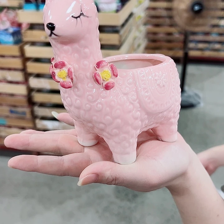 有孔.凑满10元发货多肉陶瓷花盆！