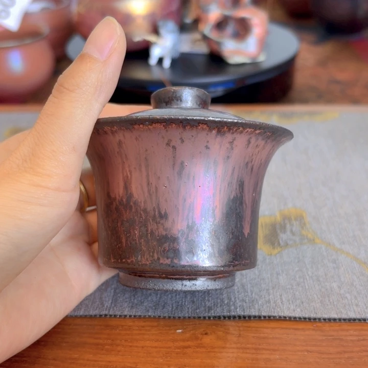 583黑砂传统工艺盖碗