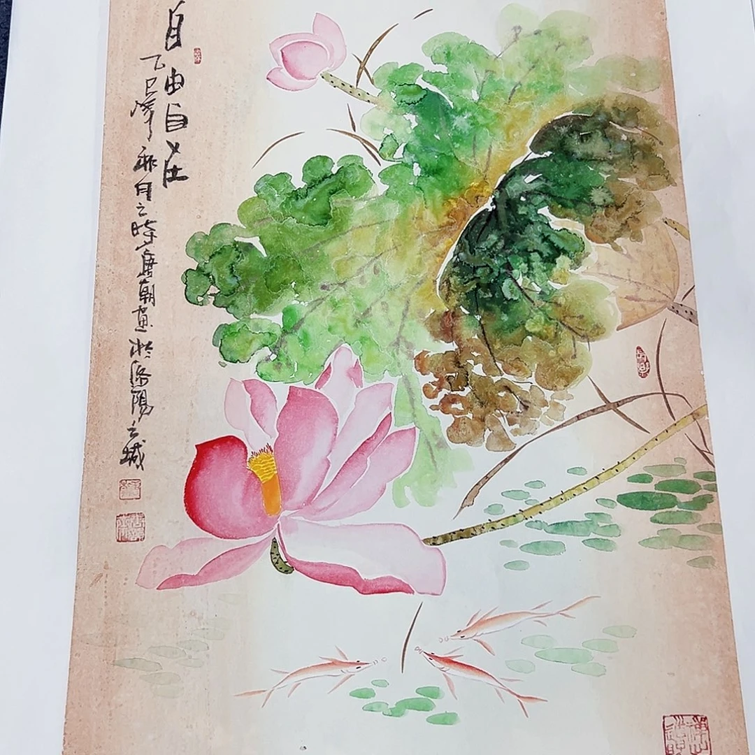 国画事事顺心如意万事如意万事