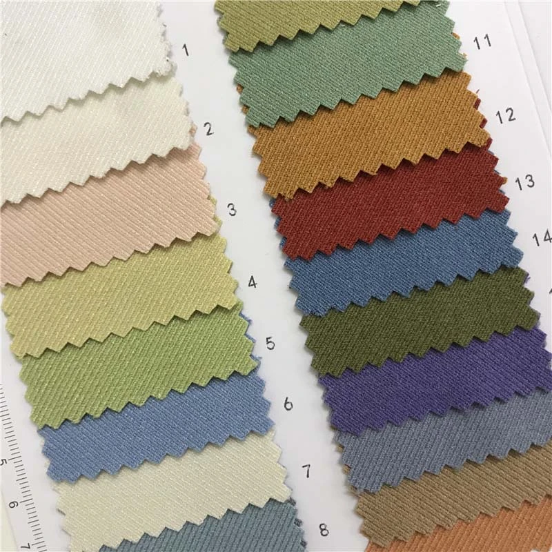 仿毛3/3斜纹梭织面料75个色现货供应厂家直销时尚套装面料317Y25