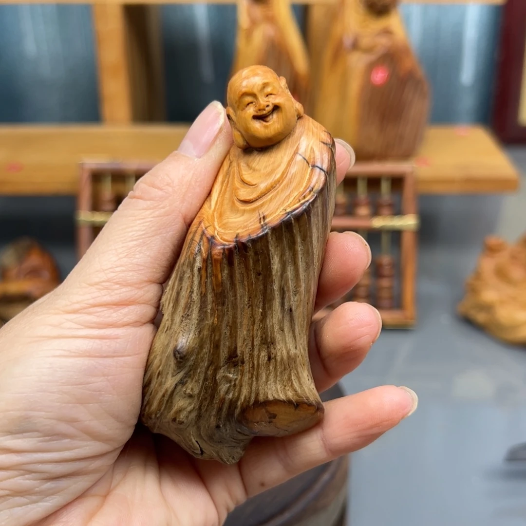 柏木崖柏木摆件手把件，53