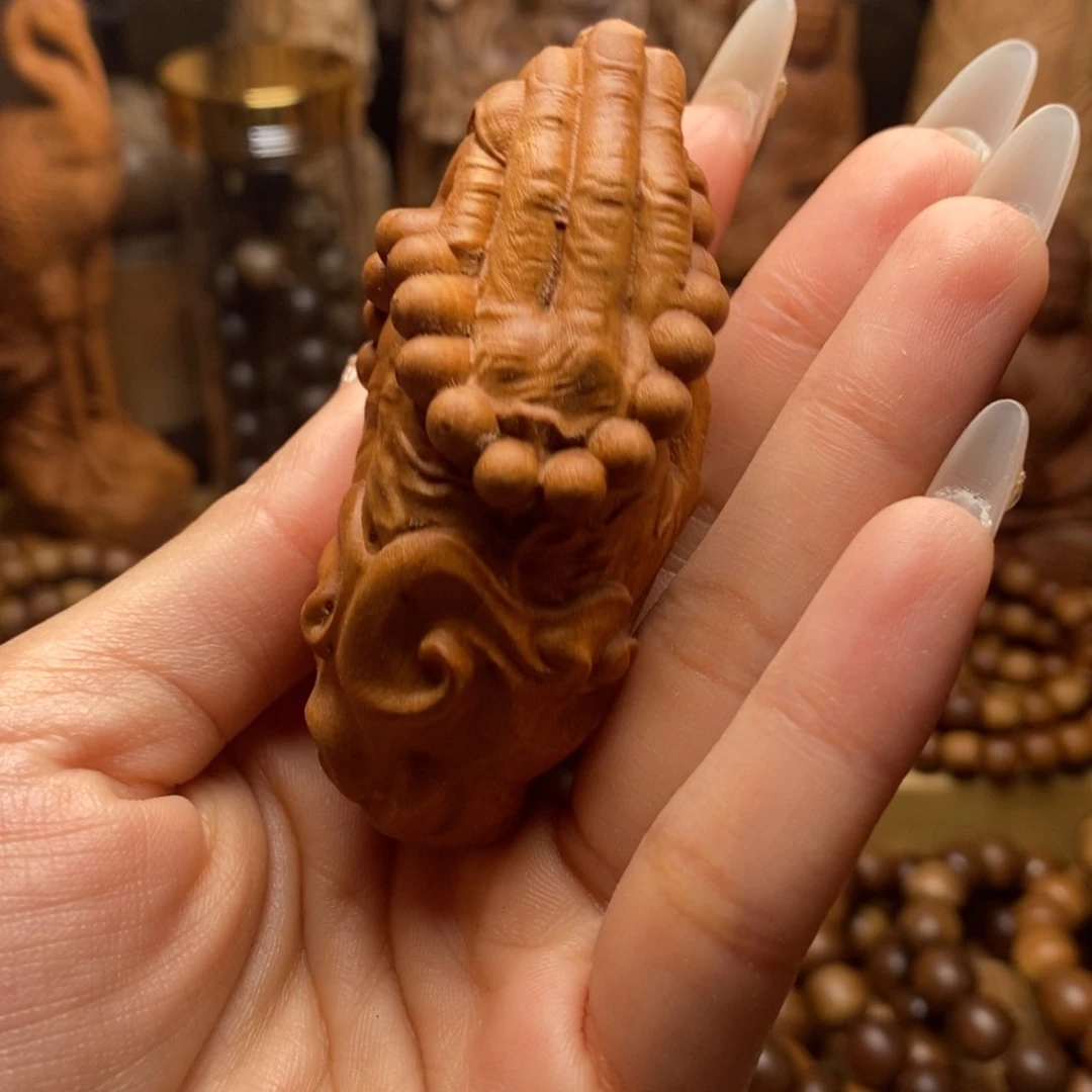 檀香木把件手串摆件