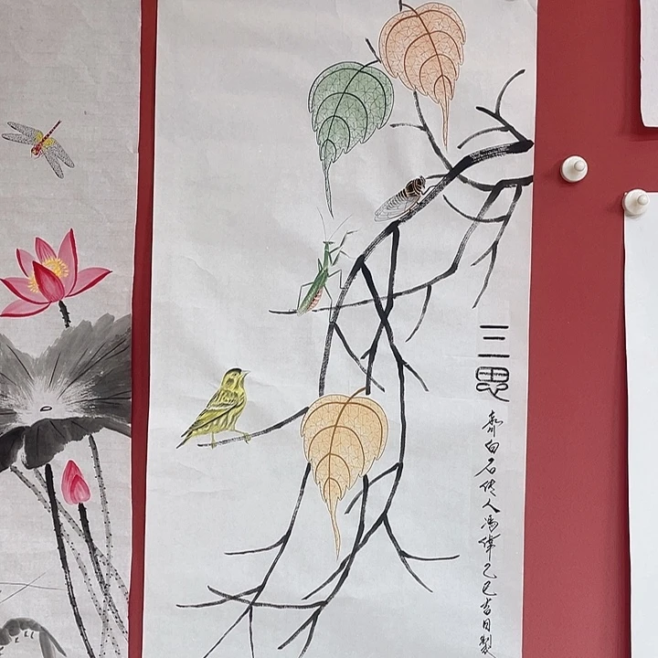 国画冯老师手绘作品