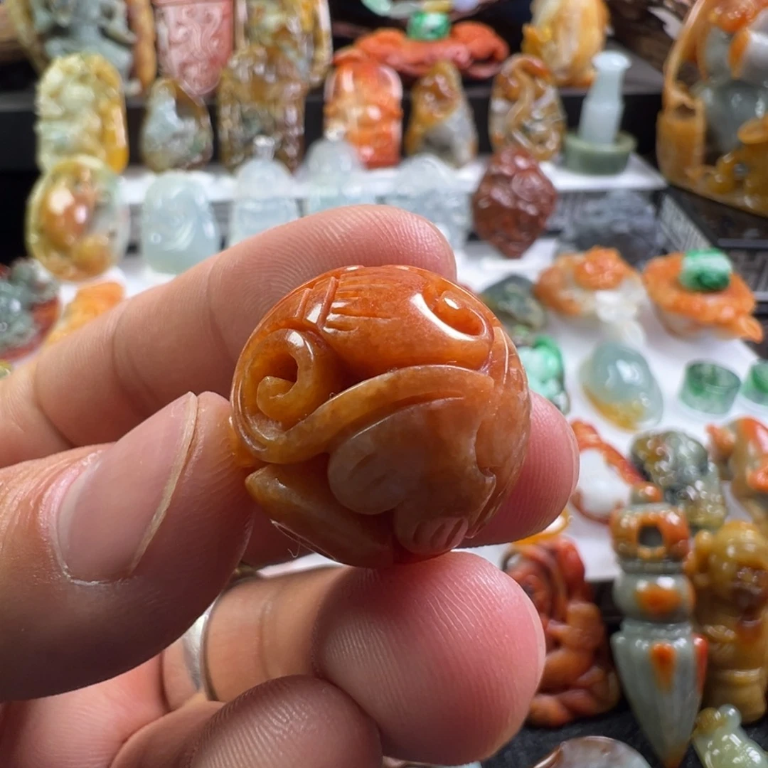 未镶嵌翡翠发饰小****轮