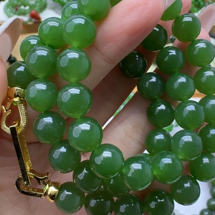 和田玉未镶嵌手链