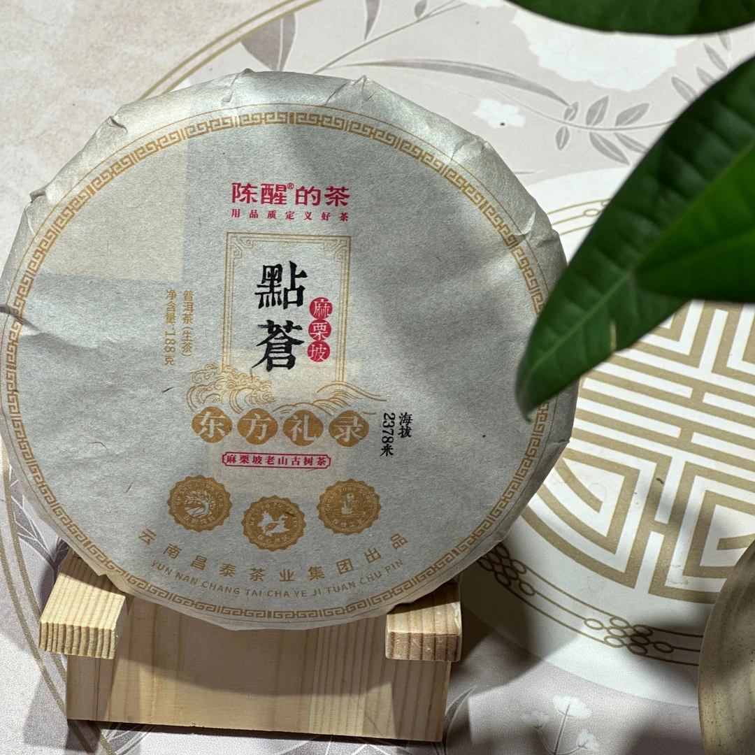 陈醒的茶2021年点苍·麻栗坡 老山古树 普洱茶生茶 188g/饼