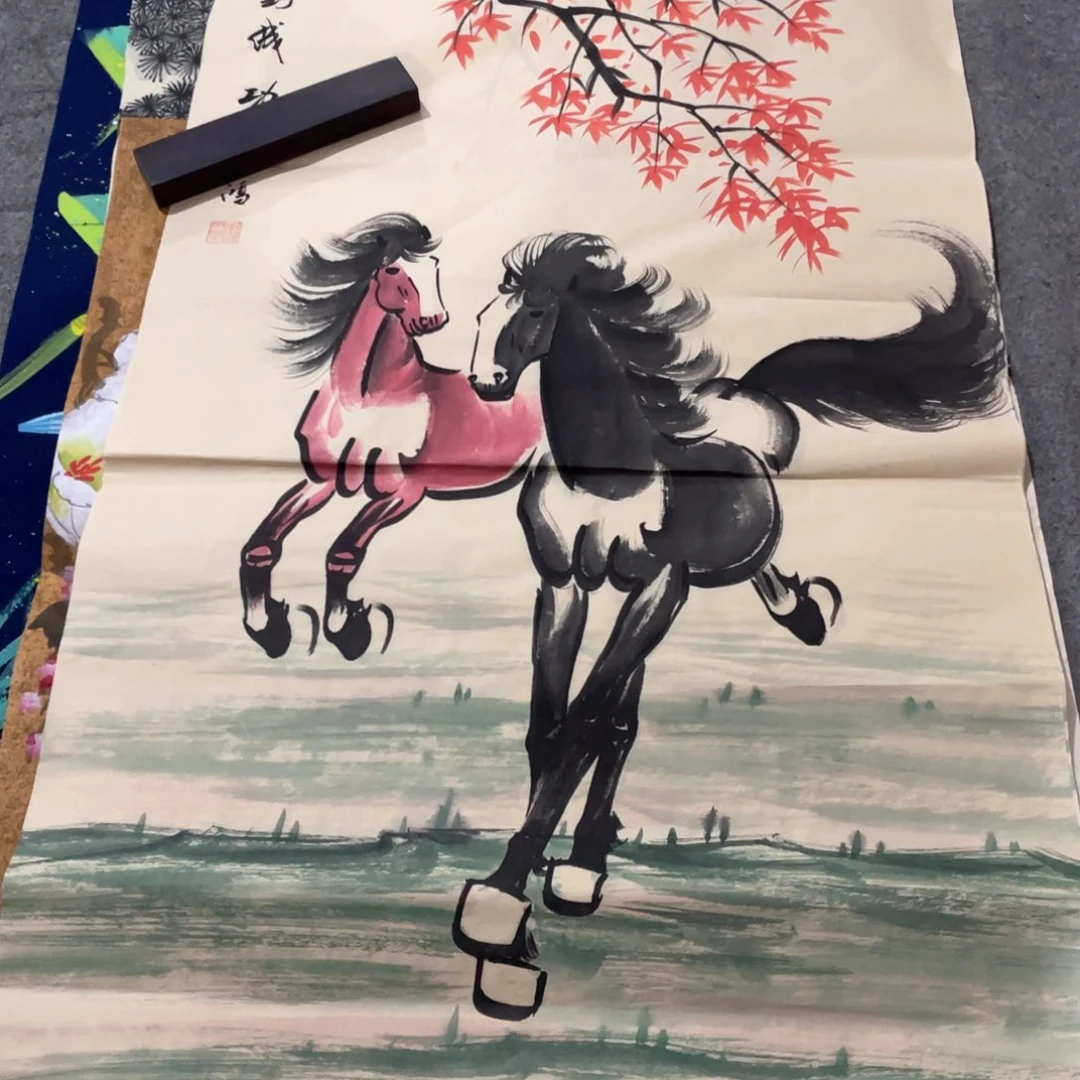 国画国画作品画心一张