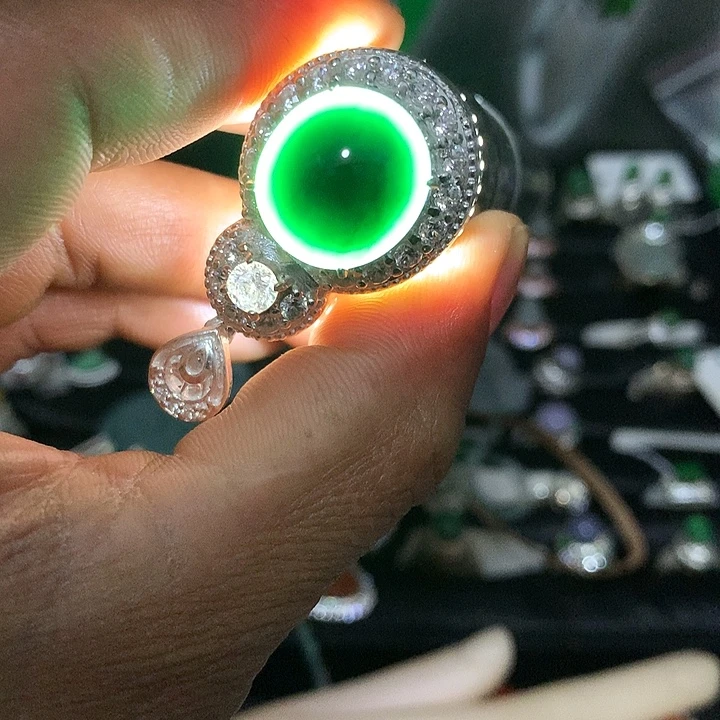 翡翠裸石缅甸天然A货翡翠