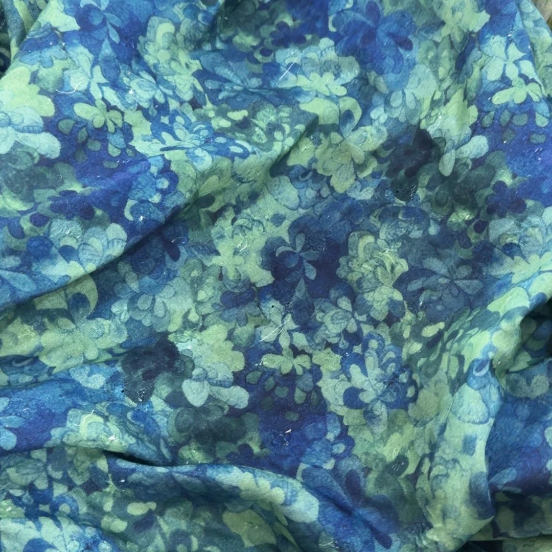 纯棉绣花双层纱1米价X1.5米宽D