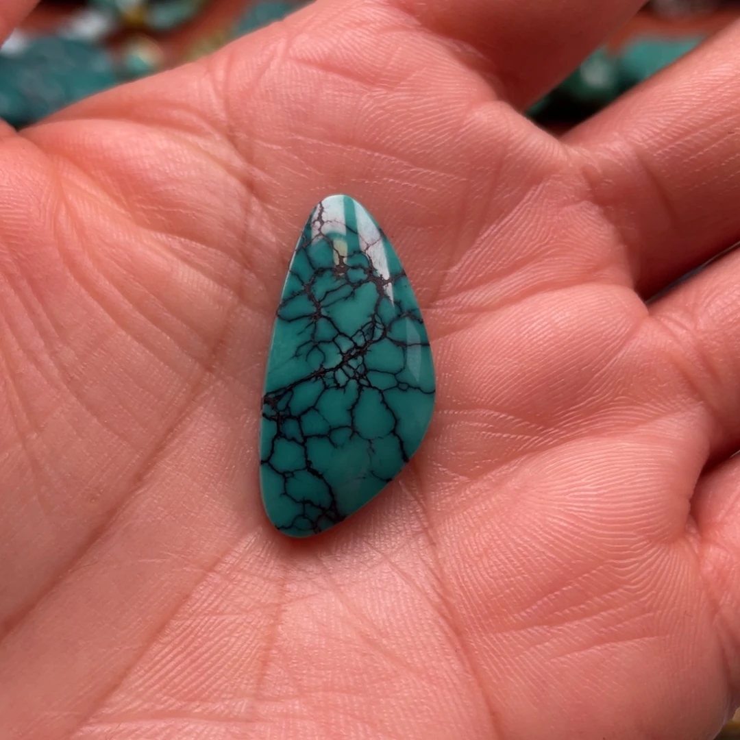 绿松石未镶嵌牌子牌子