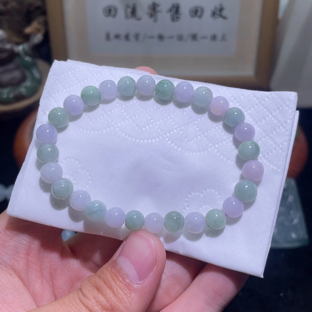 翡翠未镶嵌颈饰手串
