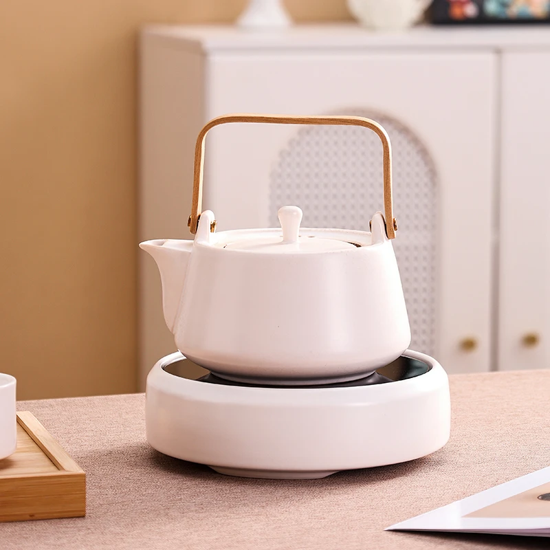岳恒静思炉电陶炉静音煮茶壶耐高温加热陶瓷烧水壶泡茶器家用茶壶