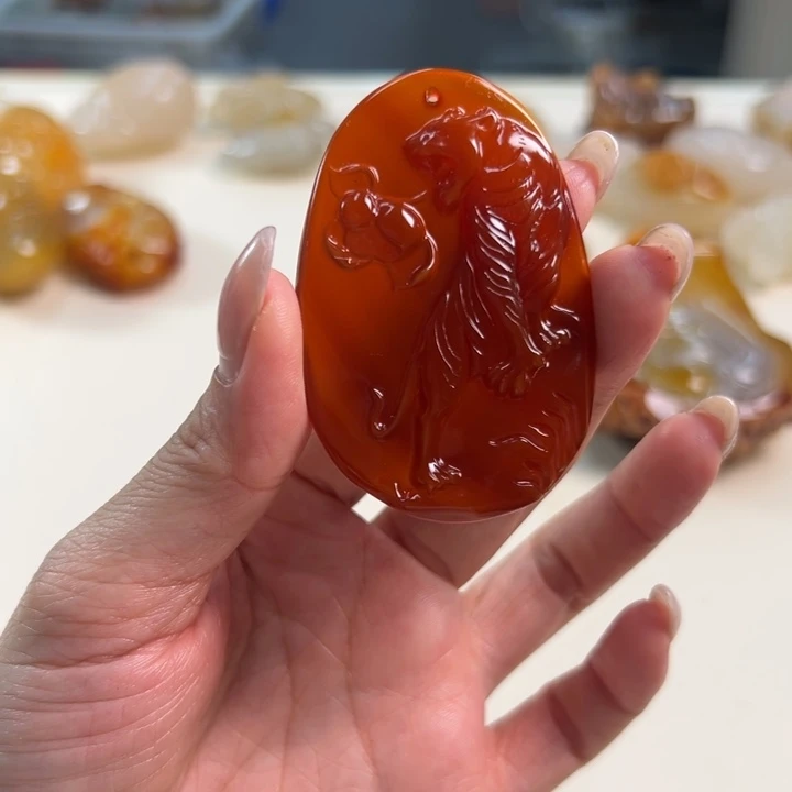 玛瑙/玉髓吊坠(不含链)未镶嵌