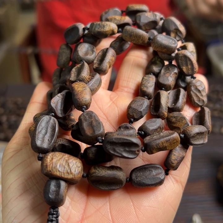 手串沉香白棋虫漏沉水40克卡9多样性发一条