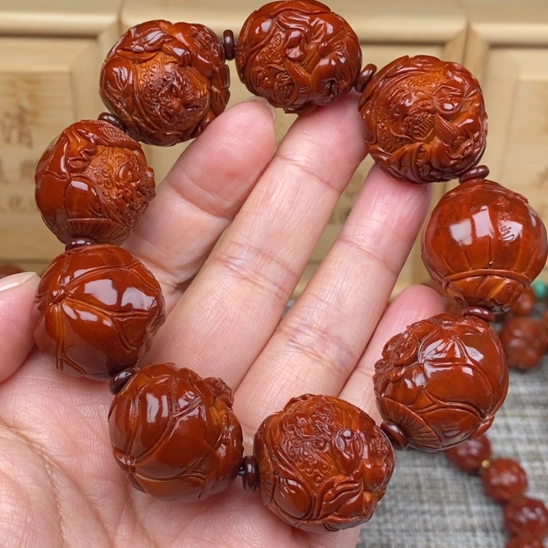 用***0橄榄核吊坠财神26