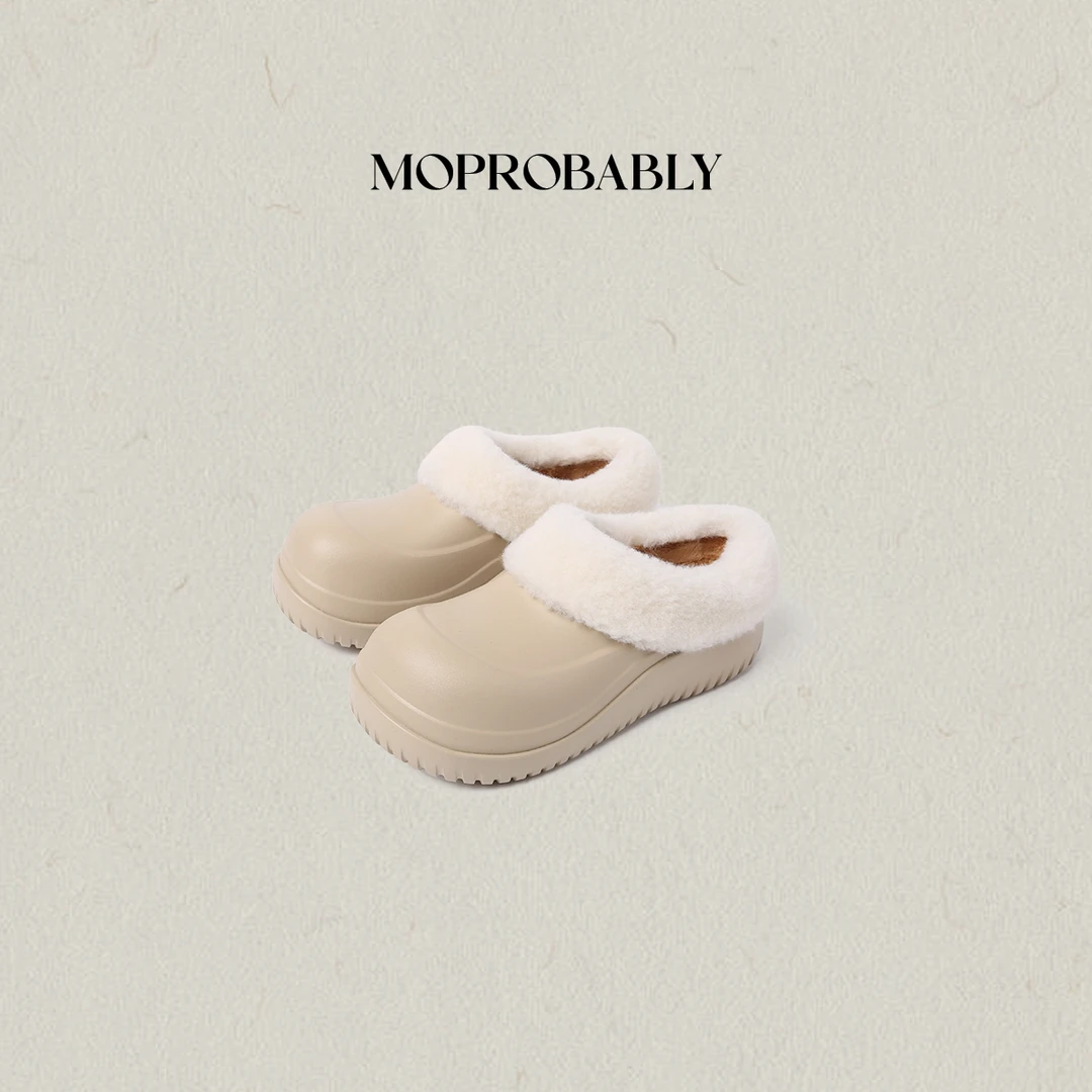 Moprobably李予诺 复古百搭加绒时尚百搭厨师鞋L5421009