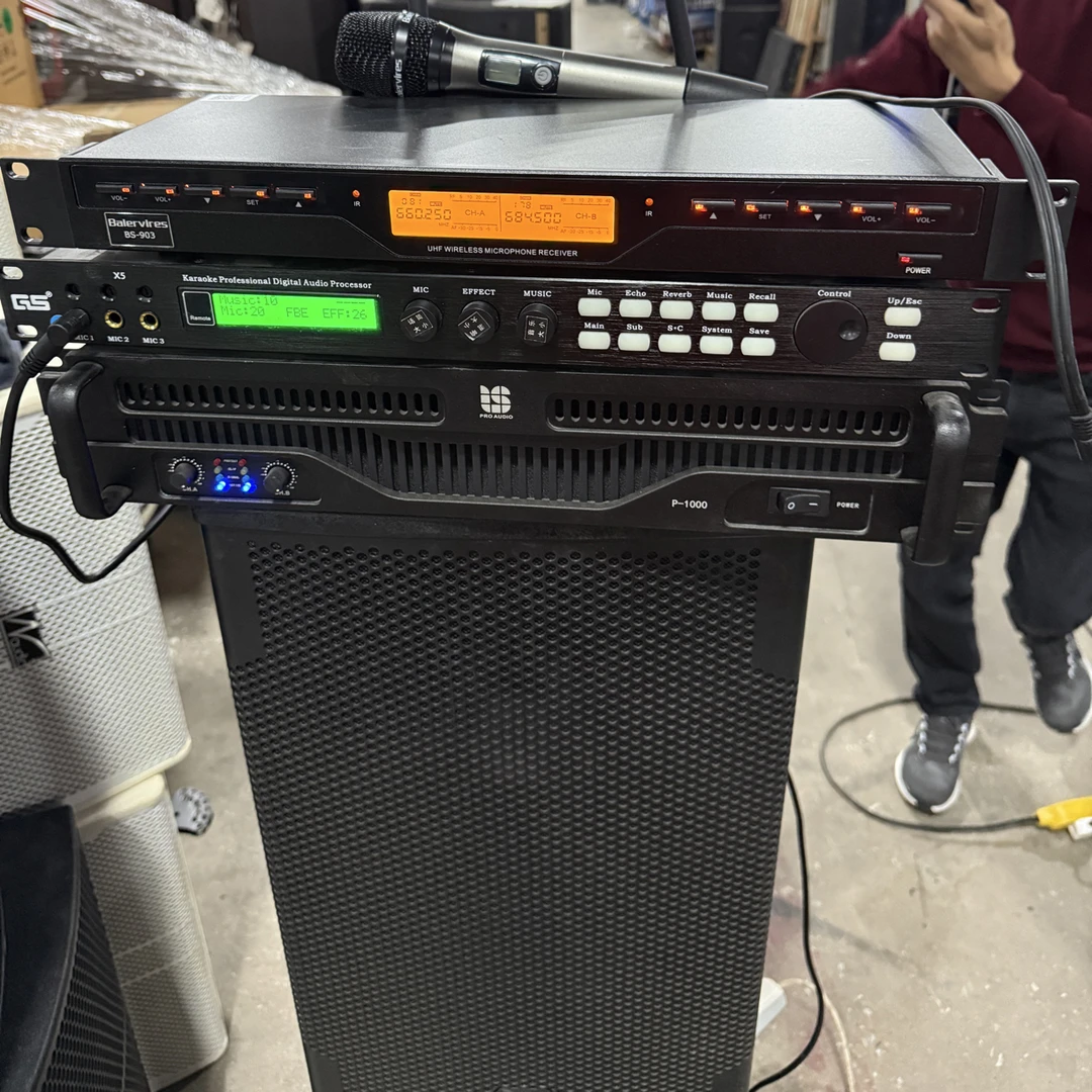 8新  罗杰12寸专业音响四件套套装，包邮