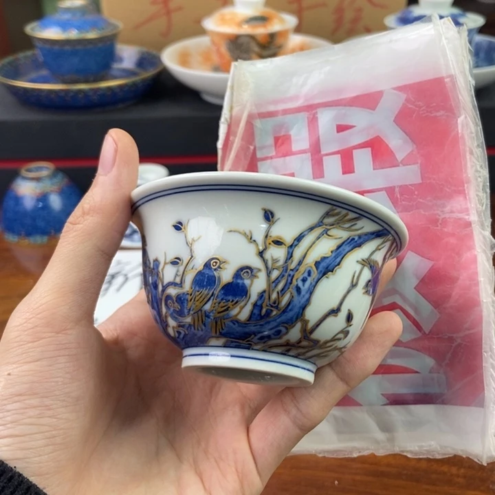 杯景德镇手绘陶瓷艺术