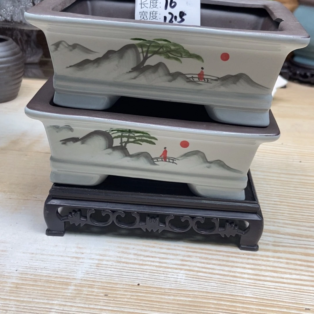 瓷片陶瓷花盆陶瓷艺术