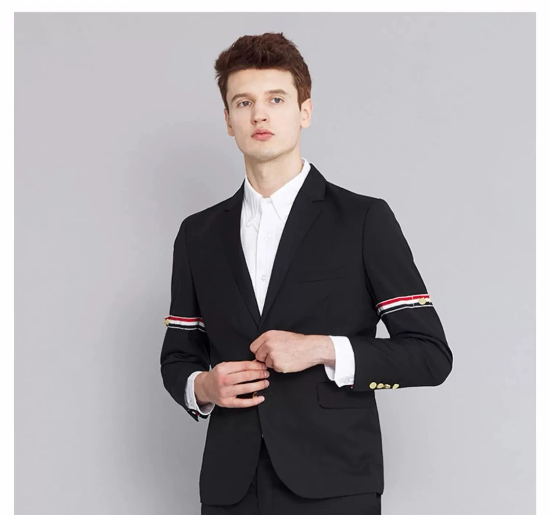 TB【官方正品】汤姆布郎/THOM BRANDICE羊绒西服男士商务西装外套