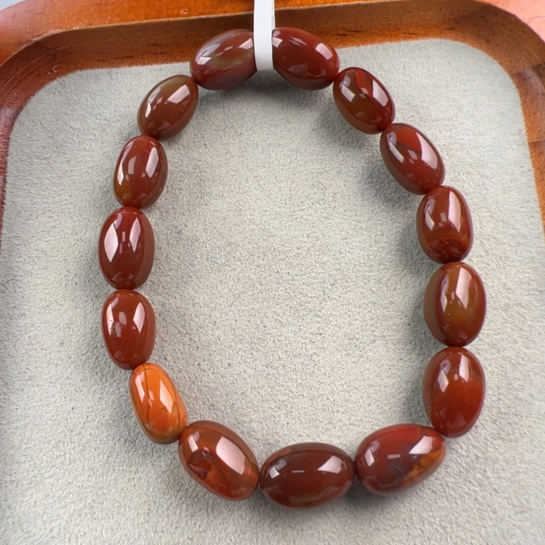 南红玛瑙未镶嵌（大山包包浆随型8-9mm