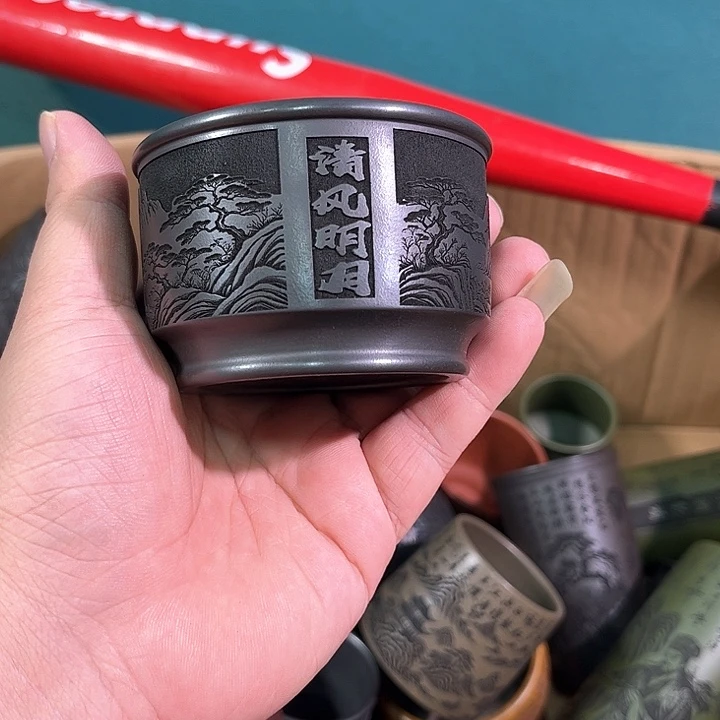 茶杯紫砂全手工紫砂主人杯