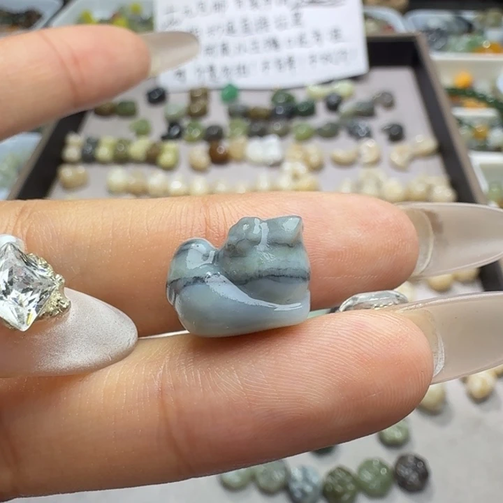 睡***法未镶嵌和田玉珠宝半成品