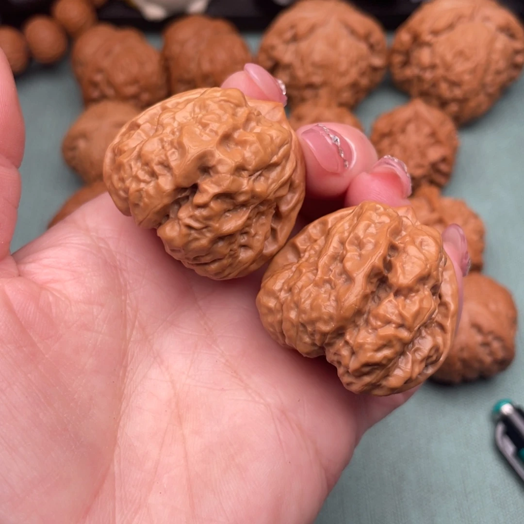 把件文玩核桃全品开背三角蛙37