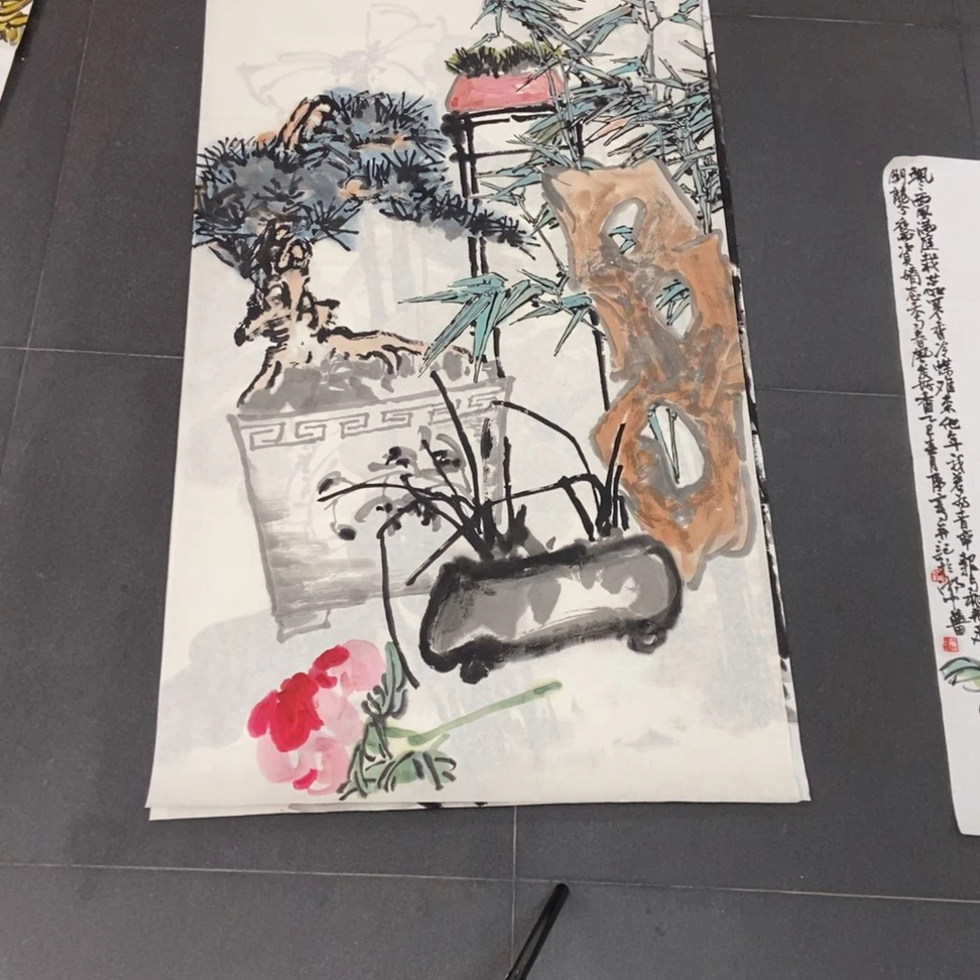 花***人国画墨鱼精品墨鱼精品