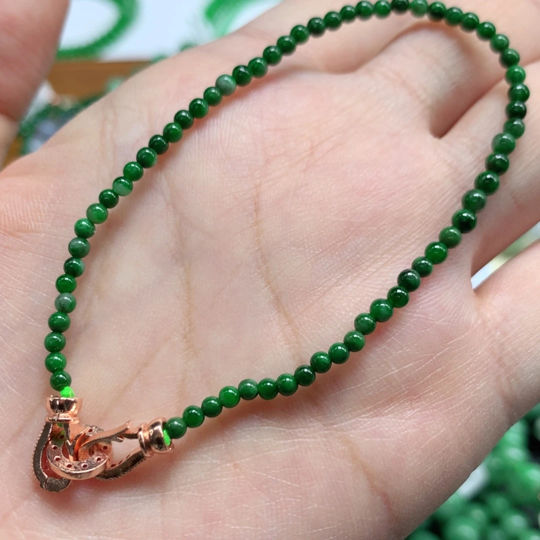 未镶嵌手链翡翠翡翠