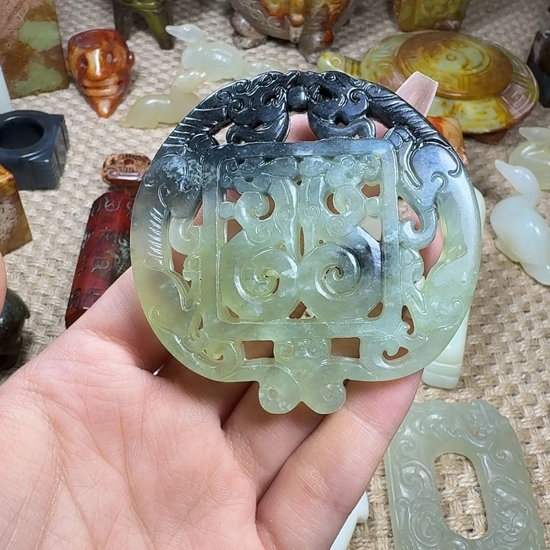 白玉菩提吊坠挂件