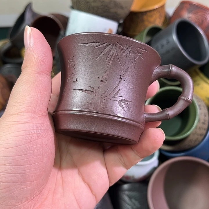 茶杯紫砂全手工紫砂主人杯