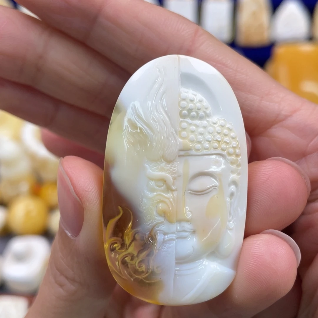 蜜蜡裸石未镶嵌琥珀蜜蜡一念之间