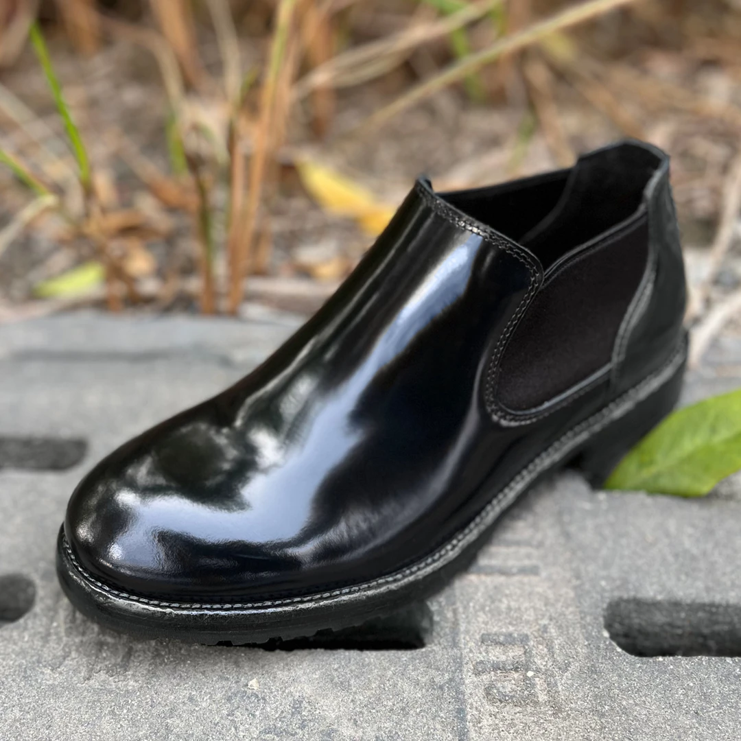 【水洗马臀皮】X1切尔西靴休闲男鞋商务百搭固特异工艺男皮鞋