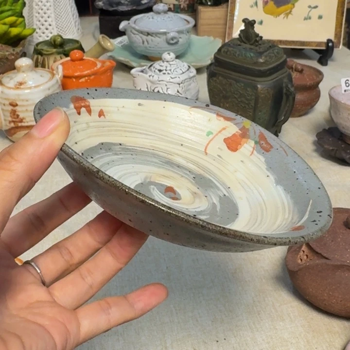 陶泥一个盘子好看的