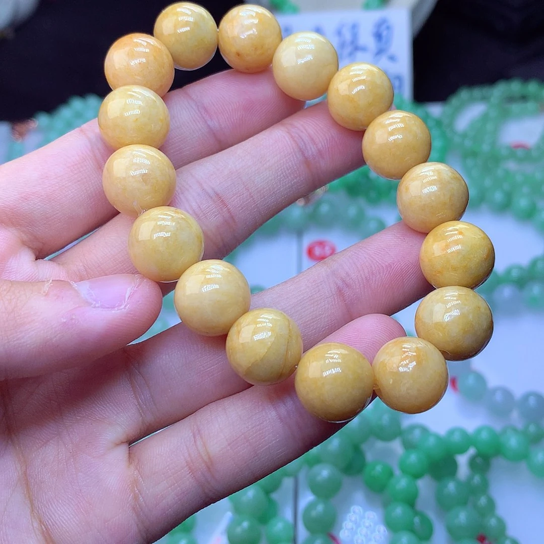 翡翠毛衣链未镶嵌