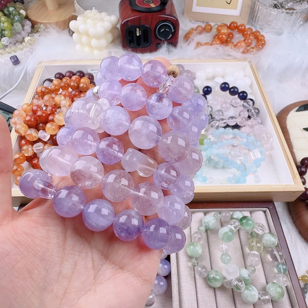 鼎***说烟晶手链银S925镶嵌