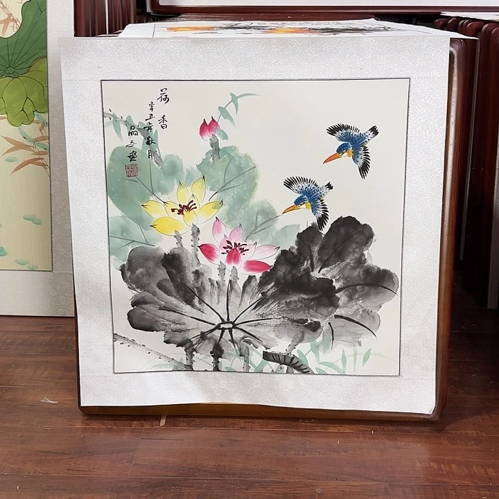 国画带框尺寸63*63厘米