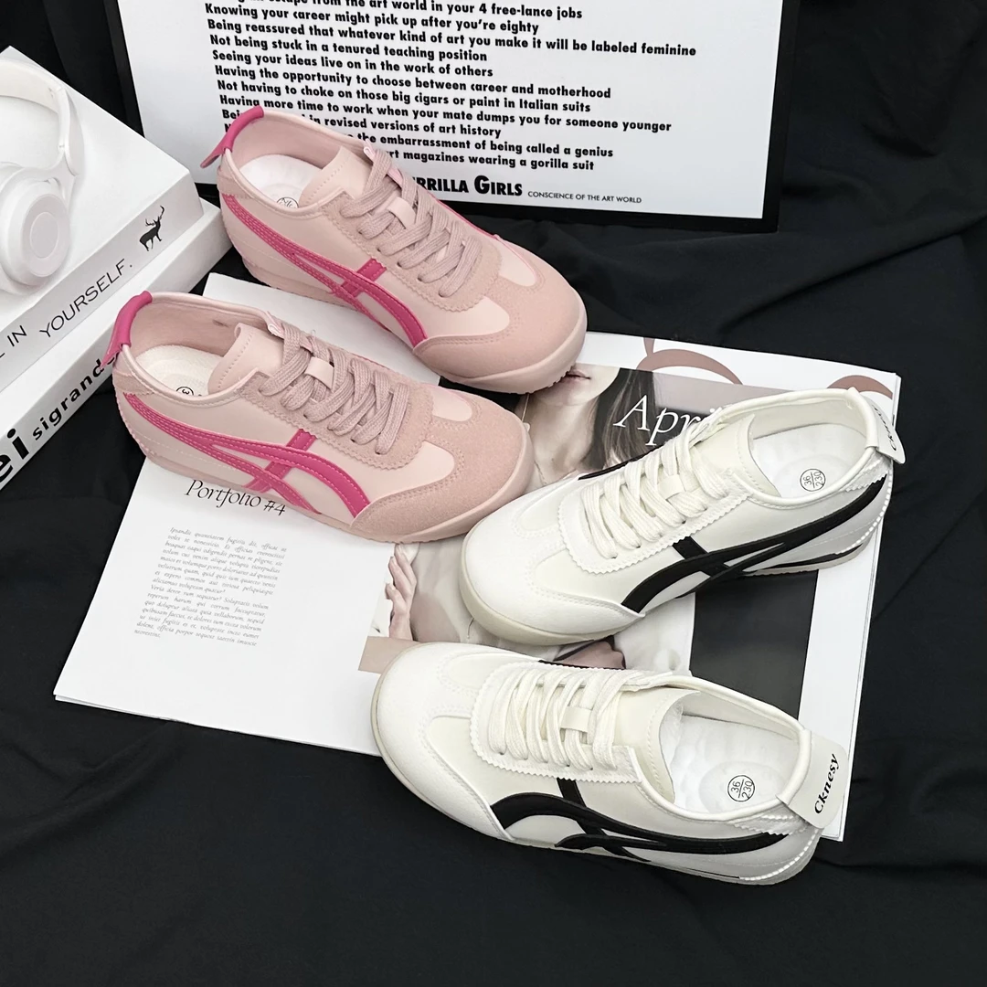 【Sai】内增高冷粘德训鞋女2025新款经典潮流运动阿甘鞋跑步时尚