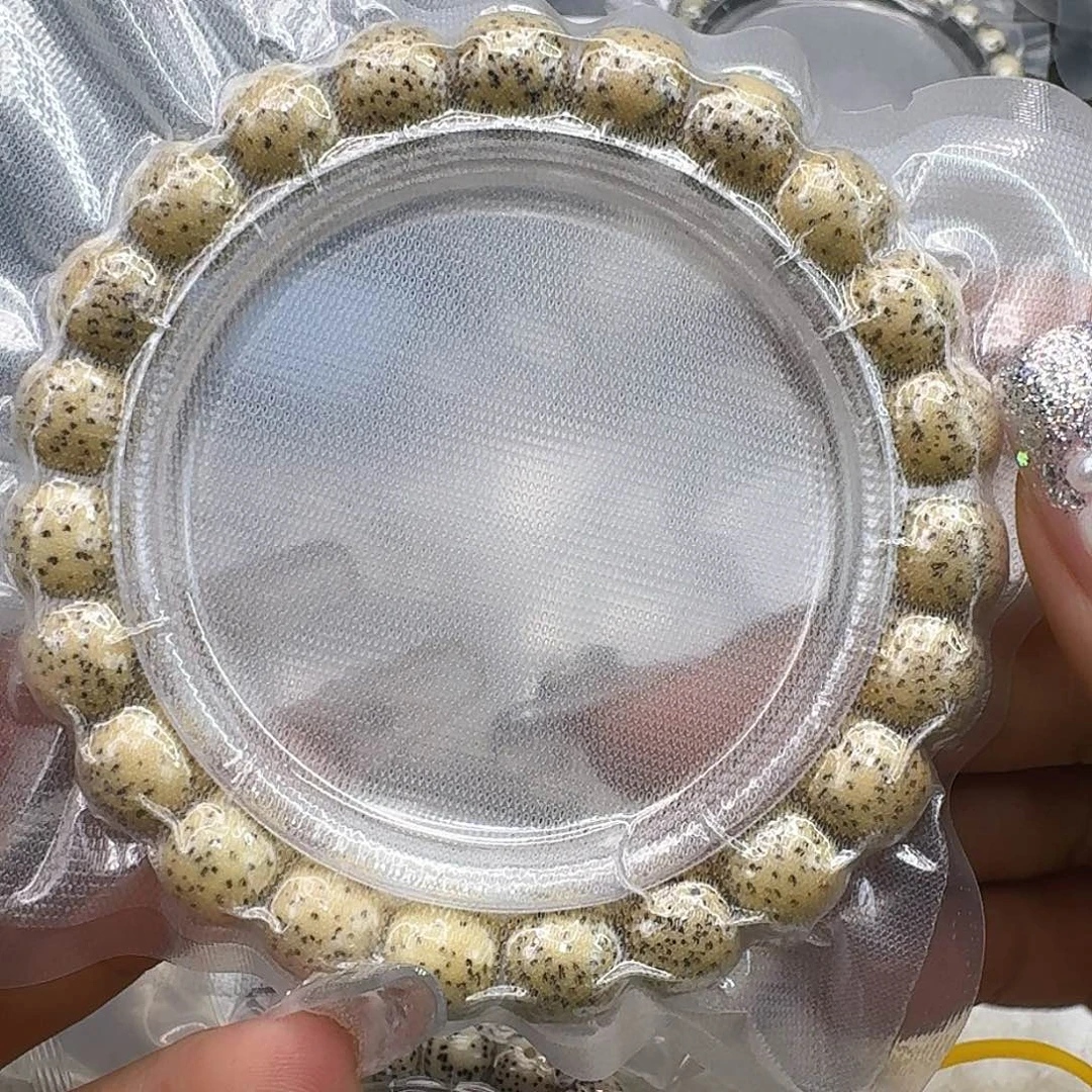 星月菩提手串155荣耀黄星月菩提10桶单圈