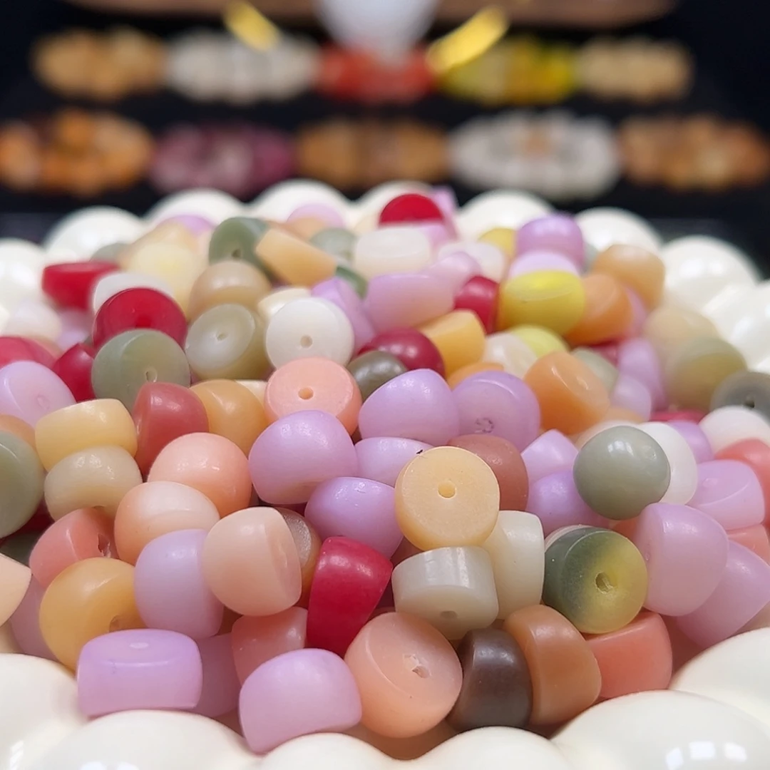 菩提根/象牙果手串微瑕卡11/12左右紫多宝大肠500颗