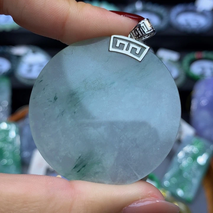 翡翠手链18K金镶嵌翡翠